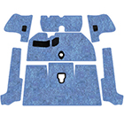 1957 VW Bug Convertible Carpet Kits